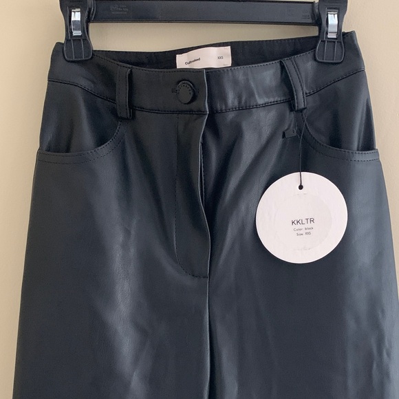CULTNAKED “Killa” Black High-Waisted Vegan Leather Pants - XXS & XS - Picture 5 of 10